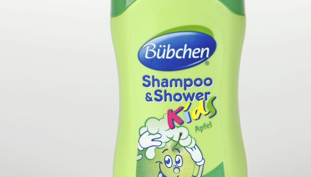 TIL HÅRET OG I DUSJEN: Bübchen Shampoo & Shower Kids Apfel anbefales med forbehold.