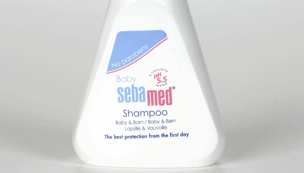 SJAMPO: Sebamed Baby Shampoo anbefales ikke.