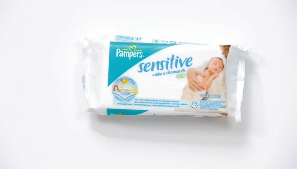 VERSTINGEN: Pampers Sensitive inneholder stoffer som verken tar hensyn til miljø eller allergikere.