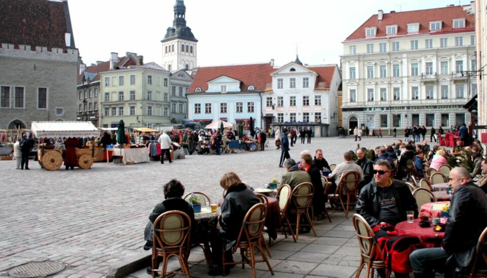 VAKRE TALLINN: Dette bildet viser den koselige gamlebyen i Tallinn.