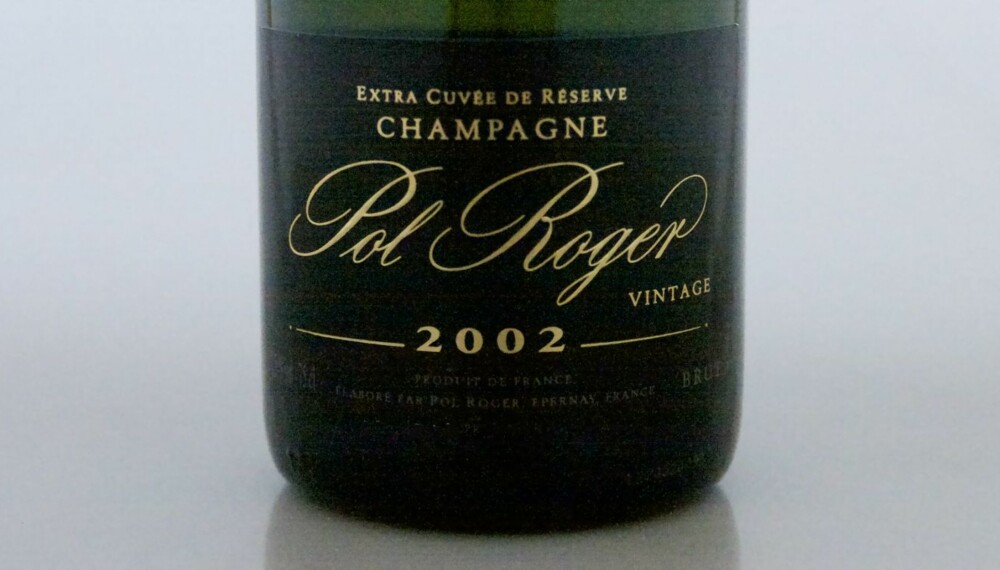 KJELLERVIN: Pol Roger Vintage Brut 2002.