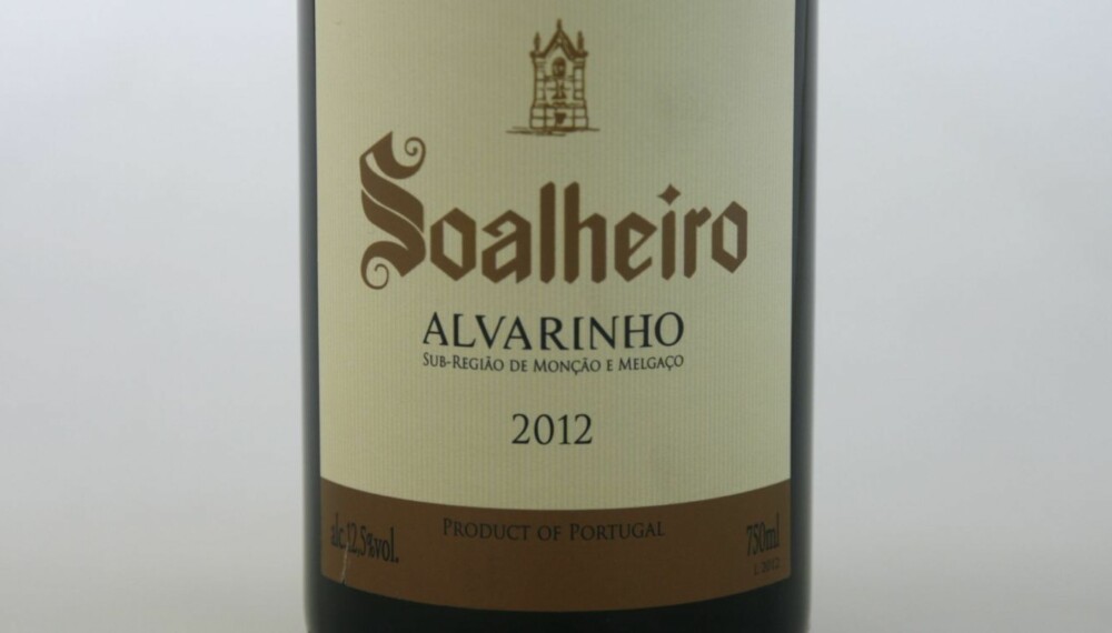 VINHO VERDE: Soalheiro Vinho Verde Alvarinho 2012 kom på andreplass.