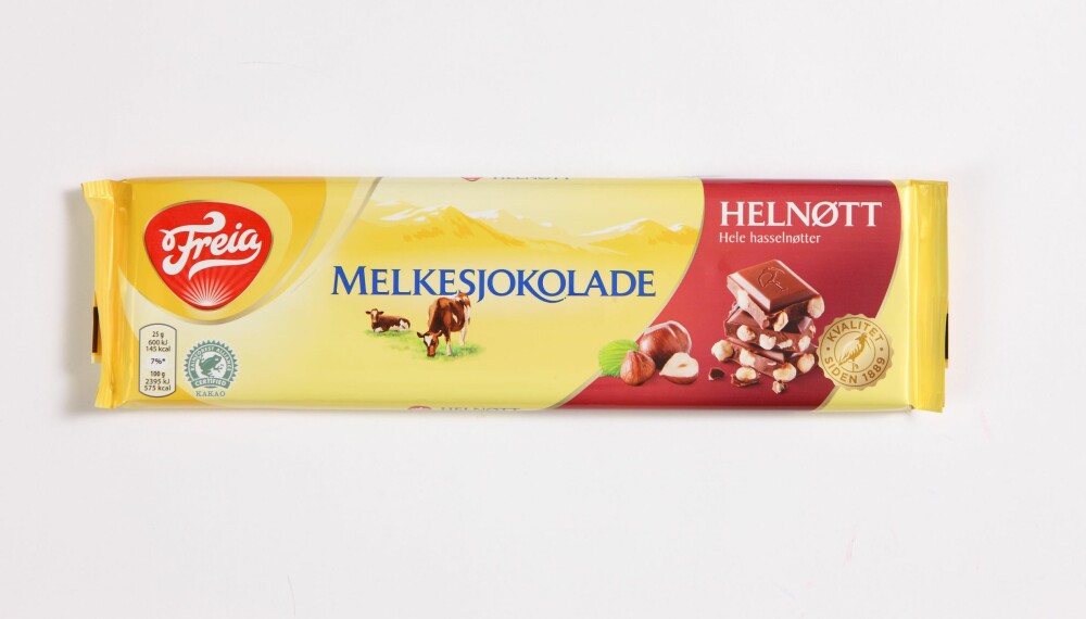 TEST AV STORE SJOKOLADEPLATER: Vi har testet næringsinnholdet i 24 sjokoladeplater. FOTO: Bjørn Inge Karlsen TEST AV STORE SJOKOLADEPLATER: Vi har testet næringsinnholdet i 24 sjokoladeplater. FOTO: Bjørn Inge Karlsen