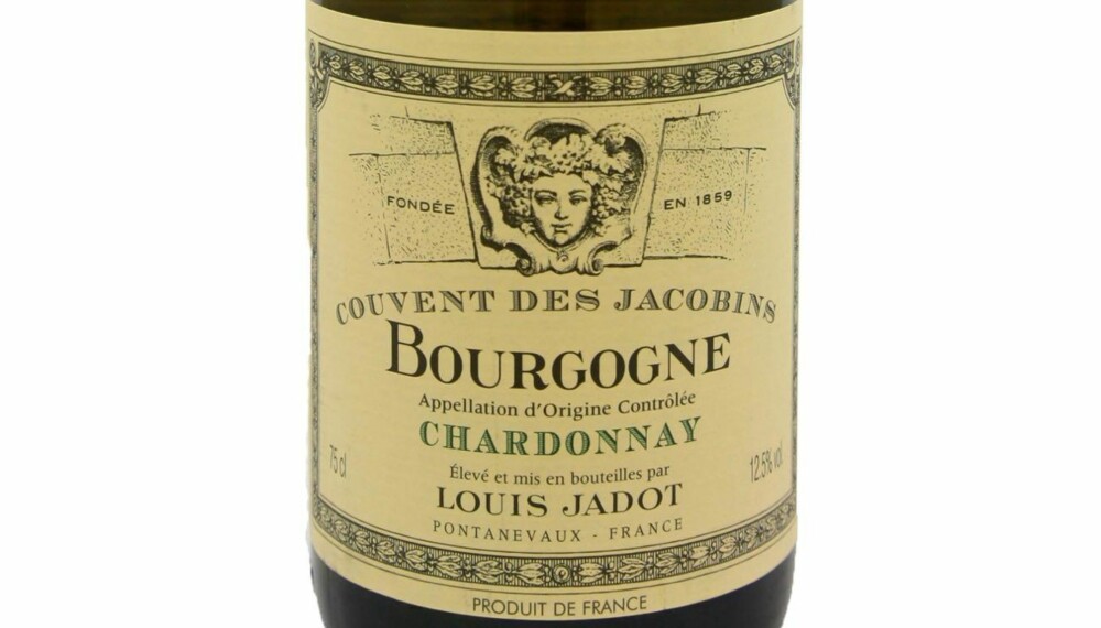 GODT KJØP: Louis Jadot Bourgogne Couvent des Jacobins Chardonnay 2013.