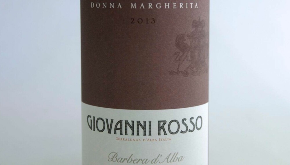 GOD BARBERA: Giovanni Rosso Donna Margherita Barbera d’Alba 2013.
