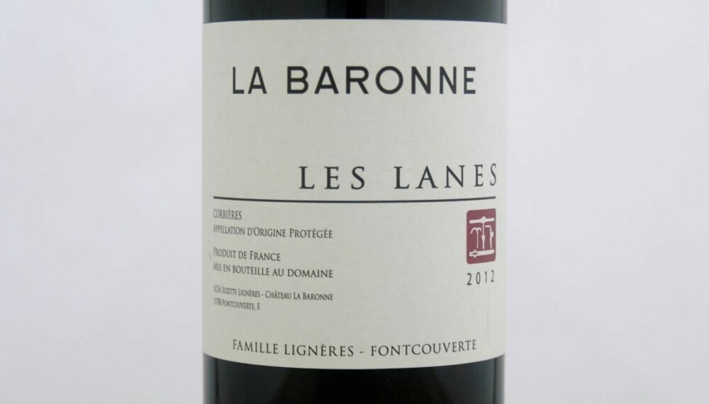 ØKOLOGISK: La Baronne Les Lanes 2012.