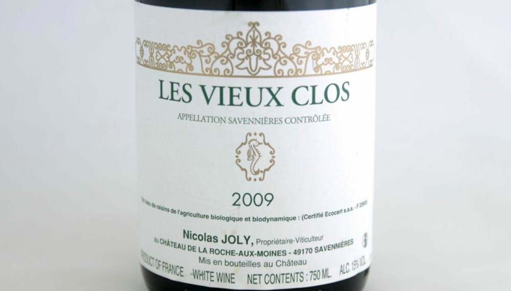 CHENIN BLANC: Nicolas Joly Les Vieux Clos 2009.