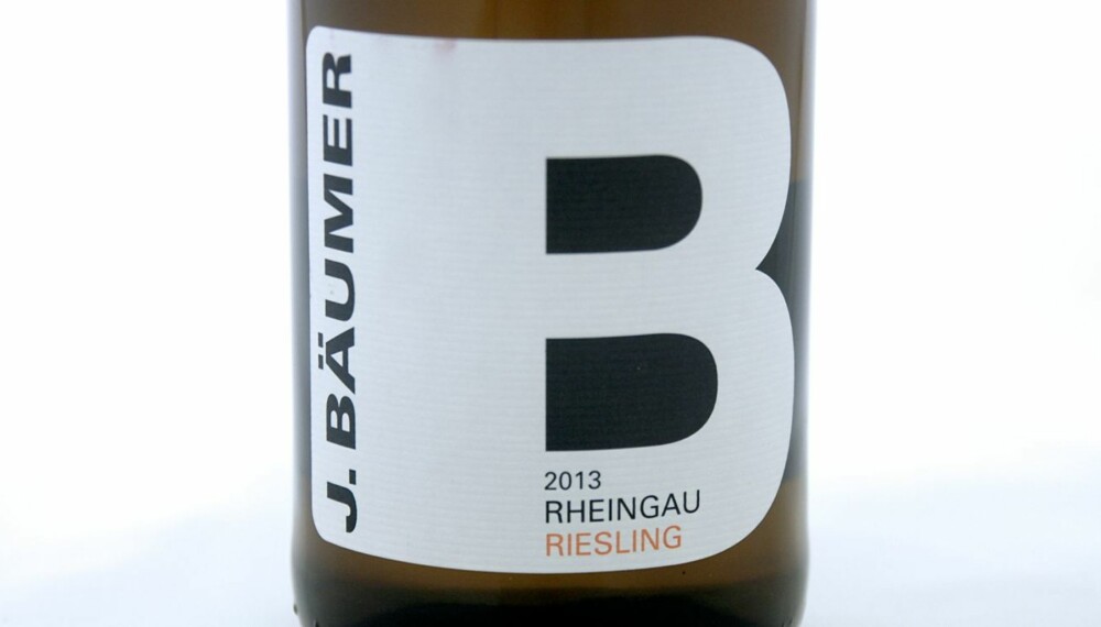 GOD OG BILLIG: J. Bäumer Rheingau Riesling 2013.