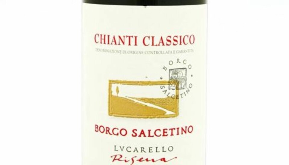GOD RØDVIN: Borgo Salcetino Lucarello Chianti Classico Riserva 2010.