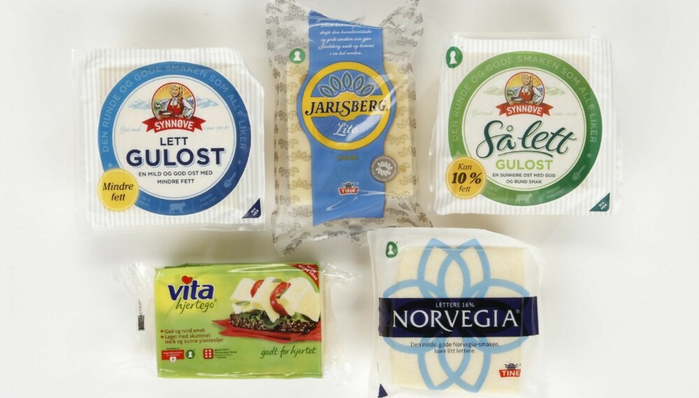 GULOST: Klikk Helse har testet 11 vanlige guloster og fem lettoster. GULOST: Klikk Helse har testet 11 vanlige guloster og fem lettoster.