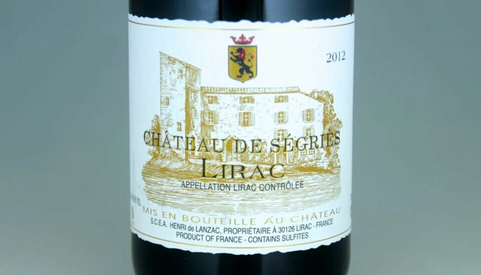 KRAFTIG OG GOD: Ch. de Ségriès 2012.