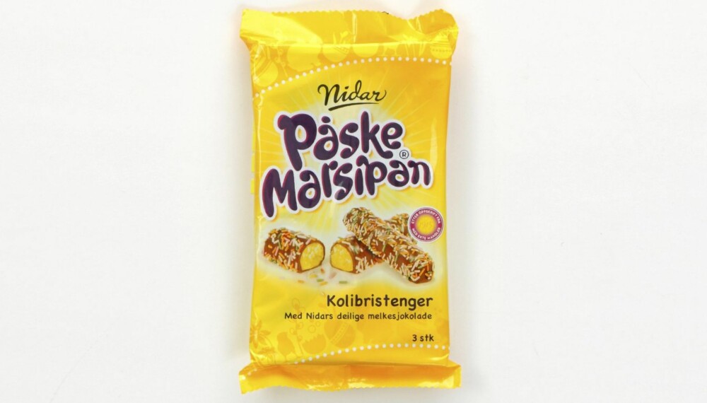 TEST: DinKost.no har sjekket næringsinnholdet i 25 gule og lilla poser med påskesnadder.