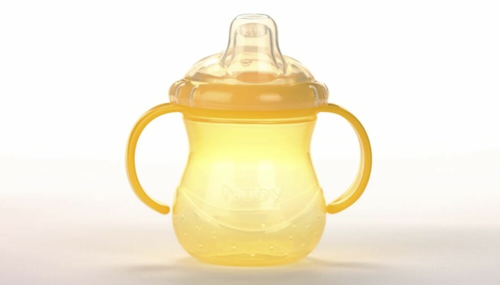 Nuby, No-spill cup. Nuby, No-spill cup.