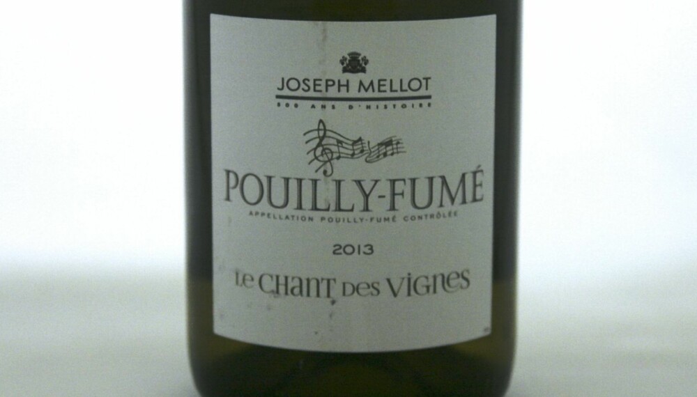 GOD POUILLY FUMÉ: Mellot Pouilly Fumé le Chant des Vignes 2013.