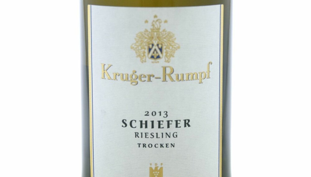 GOD RIESLING: Kruger-Rumpf Schiefer Riesling Trocken 2013.
