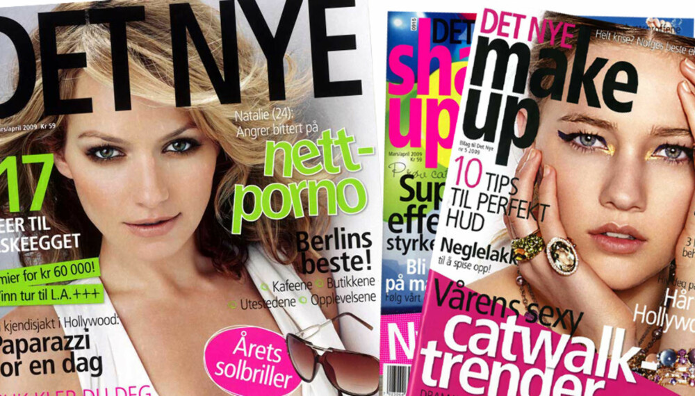 Det Nye gir nå ut tre blader: Det Nye, Det Nye ShapeUp og Det Nye Makeup!