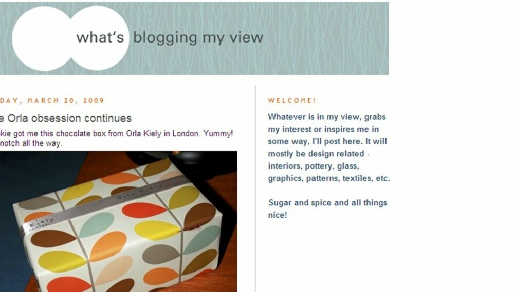 Blogg printscreen Blogg printscreen