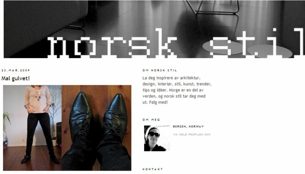 Blogg printscreen Blogg printscreen