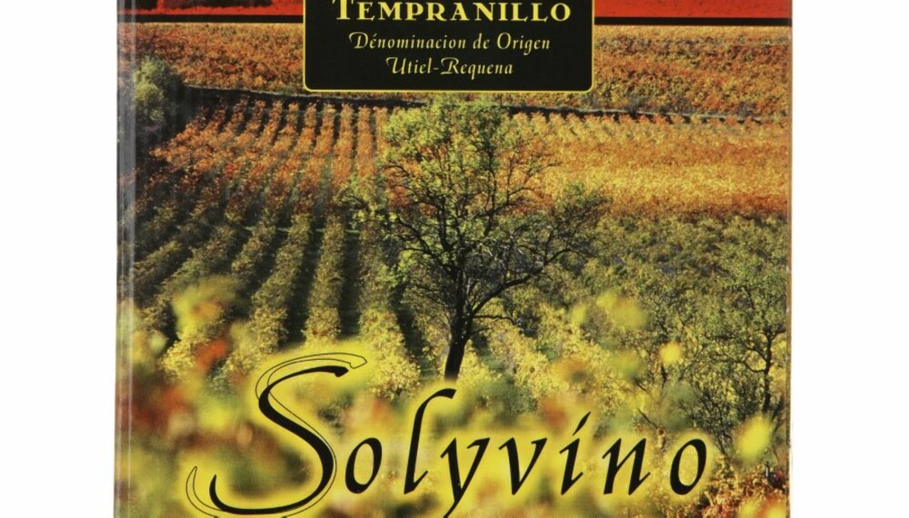 Den spanske vinen, Solyvino Tempranillo Utiel Requeña, får 82 poeng i denne testen.