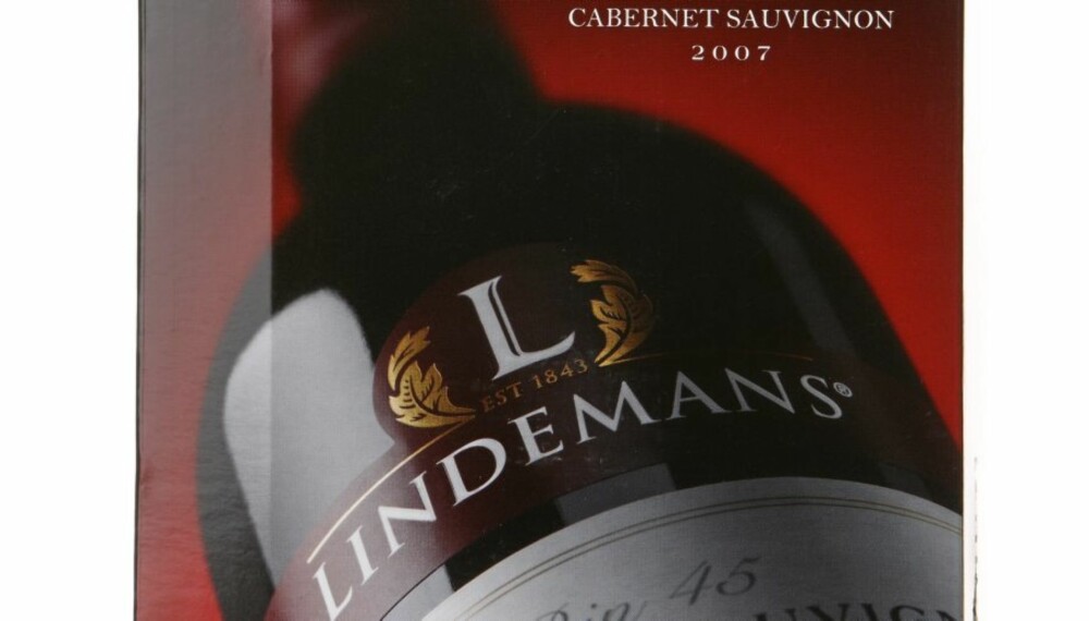 Lindemans Bin 45 Cabernet Sauvignon 2007.