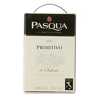 Pasqua Primitivo del Salento 2007.