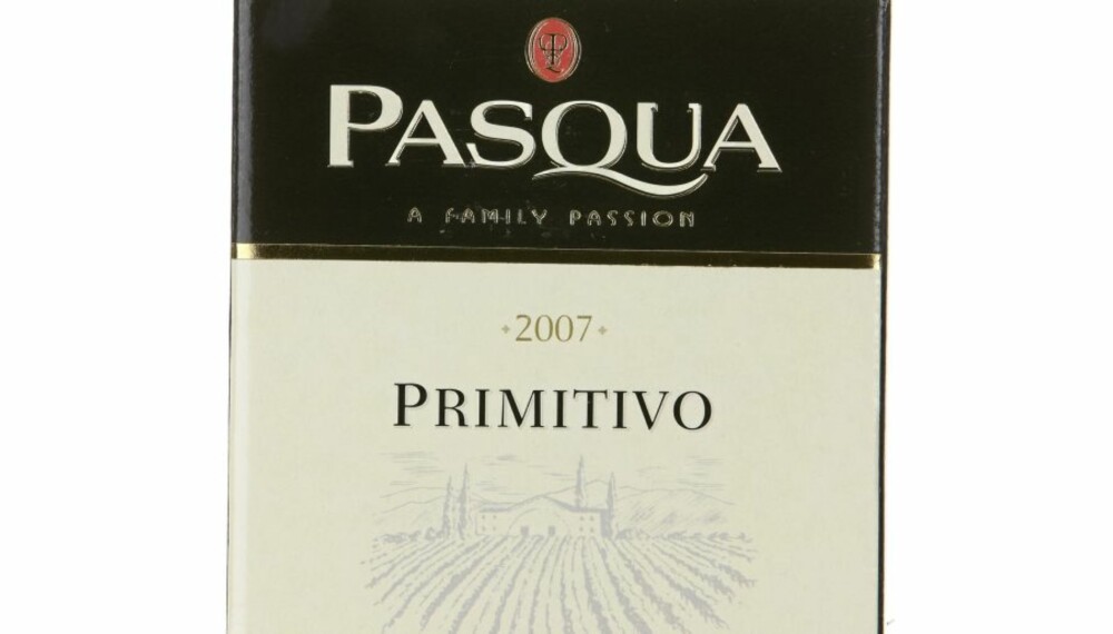 Pasqua Primitivo del Salento 2007.