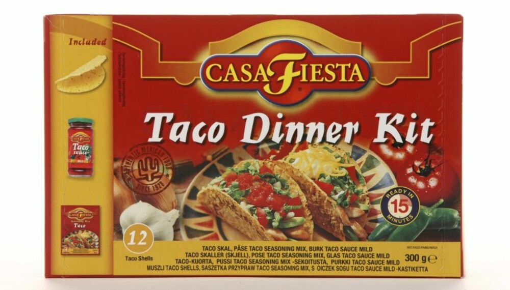Casa Fiesta Taco Dinner Kit.