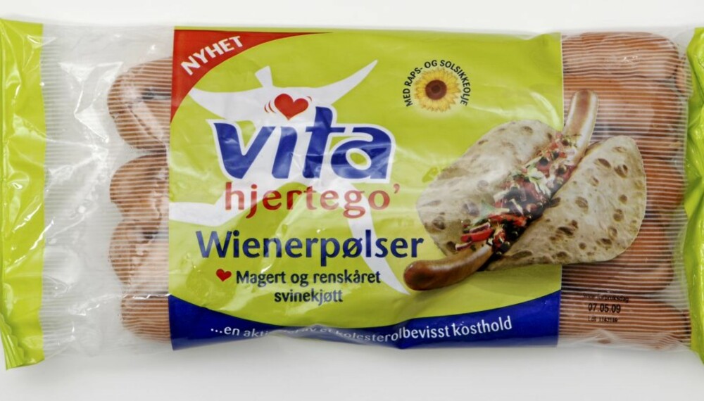 Vita hjertego' wienerpølser
