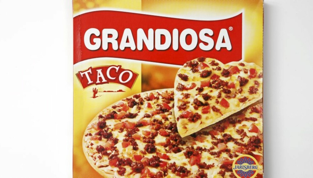 I TOPPSJIKTET: Grandiosa Taco.
