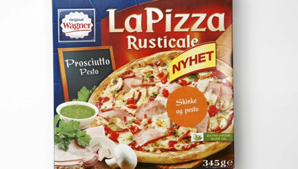 IKKE FOR FETT: La Pizza Rusticale Proscuitto Pesto.