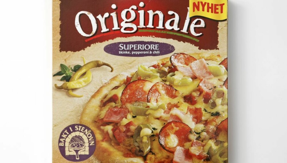 TERNINGKAST 2: Mye fett i Pizza Originale Superiore.