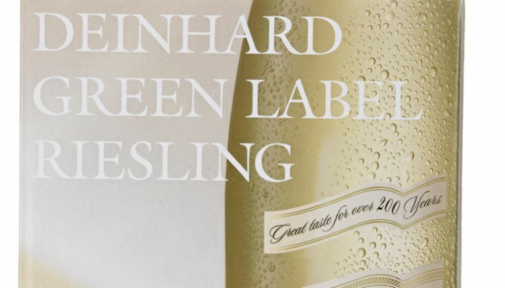 Deinhard Green Label Riesling.