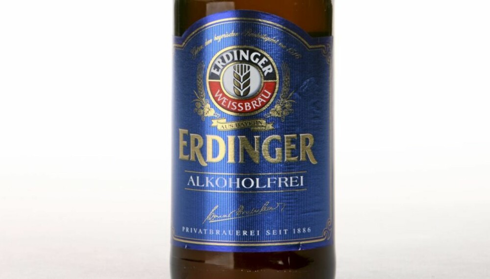 Erdinger Weissbier alkoholfrei.