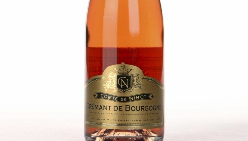Comte de Ninot Crémant de Bourgogne Rosé Brut.