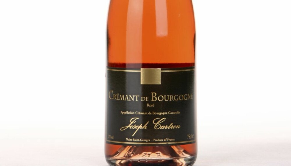 Cartron Crémant de Bourgogne Rosé Brut.