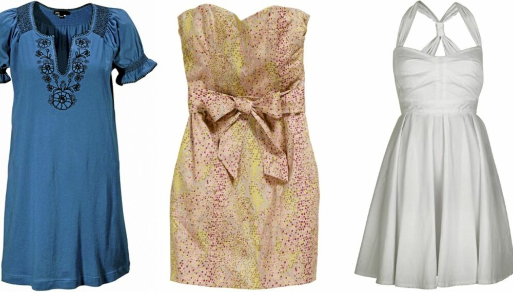 FRA VENSTRE: Ellos (kr 149), H&M (kr 298), Cubus (kr 399). FRA VENSTRE: Ellos (kr 149), H&M (kr 298), Cubus (kr 399).