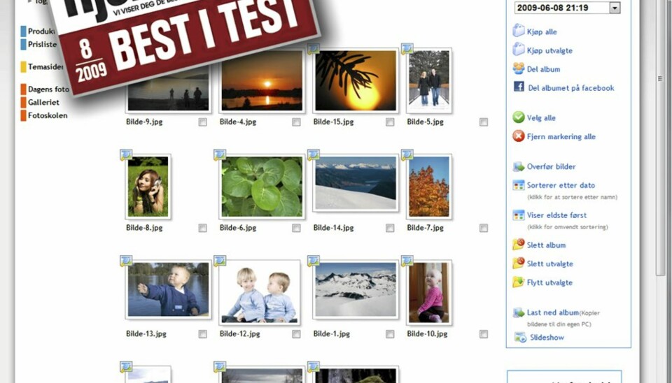 EUROFOTO: Sikker lagring av bilder og god kvalitet på fremkallingen gir _Best-i-tes_-stempelet til Eurofoto.
