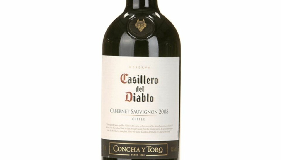 Casillero del Diablo Cabernet Sauvignon 2008.