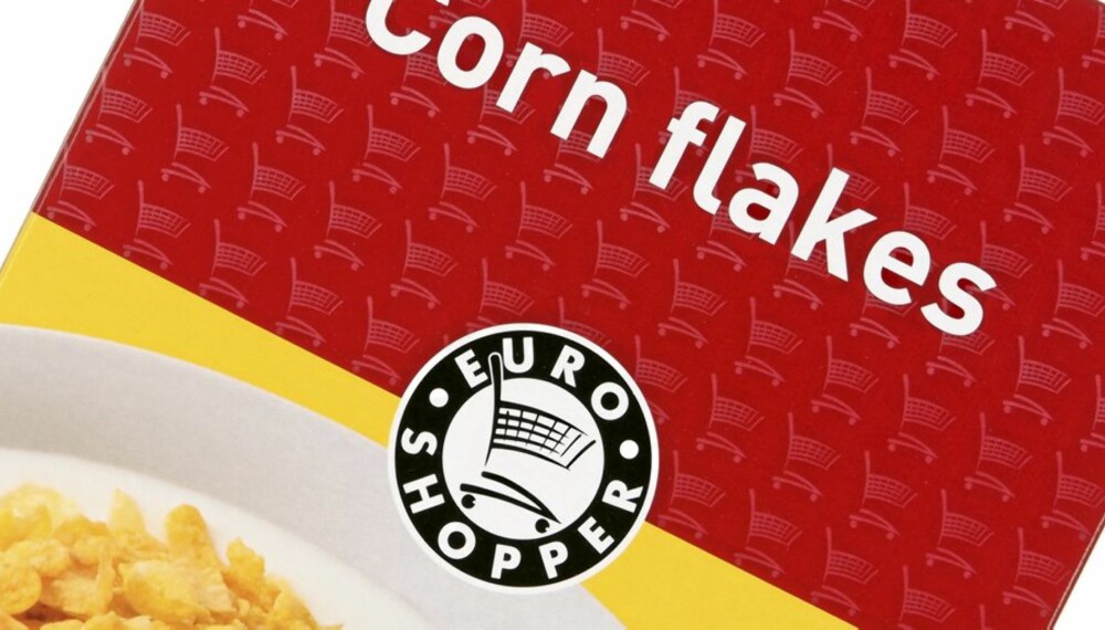 LITTT MYK: En helt grei cornflakes, men den ble litt fort myk med melk over.