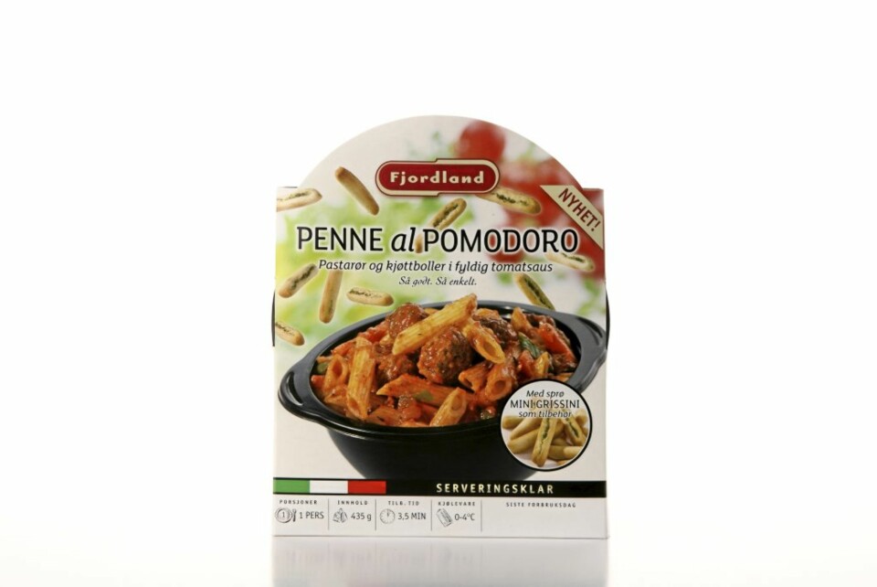 BEST BAK FINDUS: Fjordlands penne-rett tar bronsen.