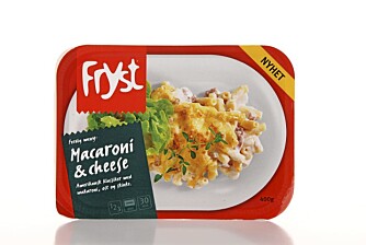 RIK PÅ PROTEINER: Macaroni & cheese fra Fryst.