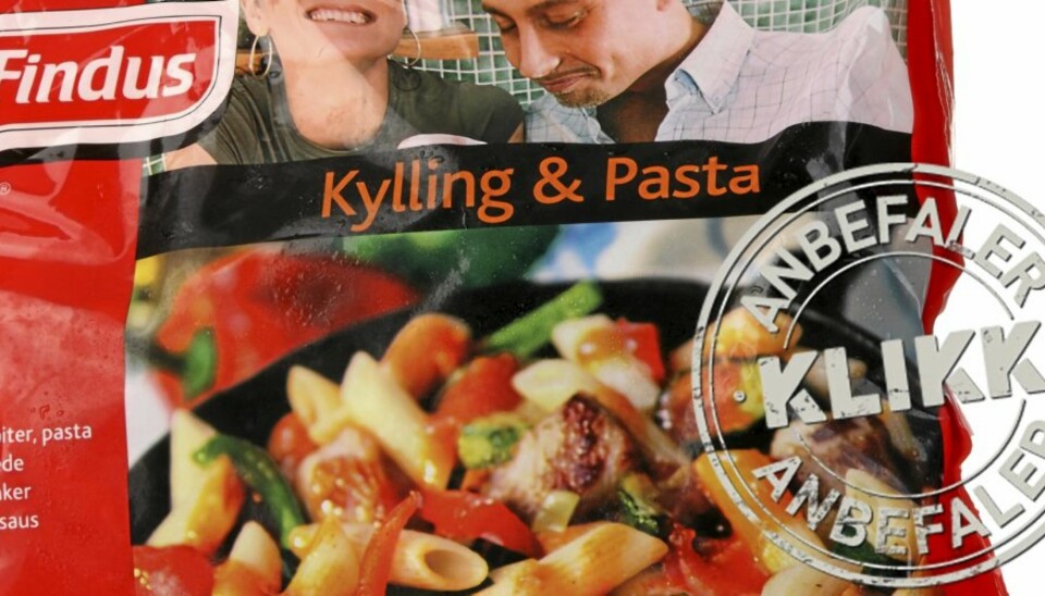 TESTVINNER: Findus tar en knusende seier i vår test av ferdigretter basert på pasta.