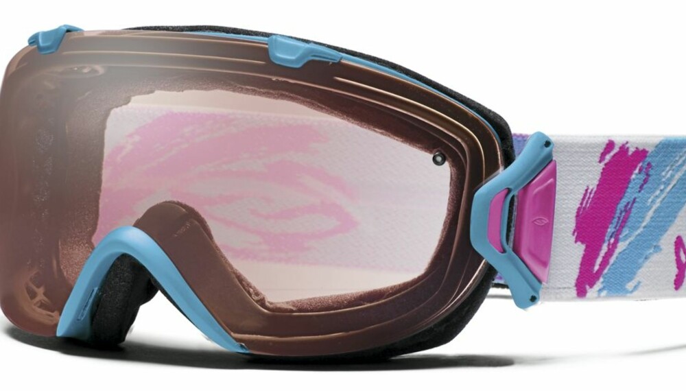 KUL DESIGN: Skibrillene fra Smith har både kul design og bra passform.