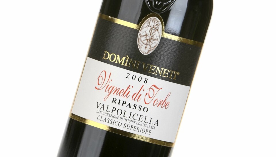 GOD FYLDE: Vigneti di Torbe Valpolicella Classico Superiore Ripasso 2008 har god fylde og middels syre.