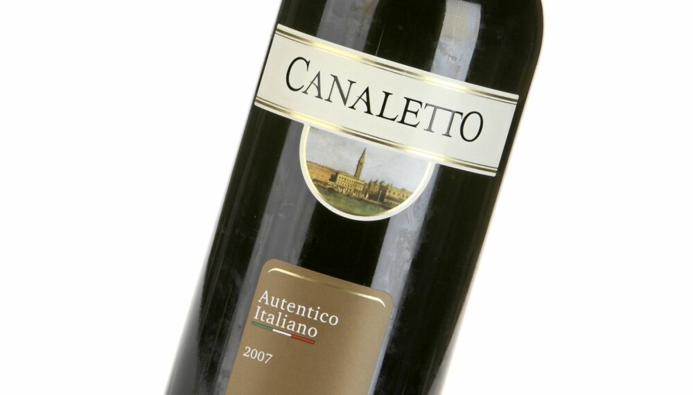GOD ITALIENER: Canaletto Primitivo 2007 er en god rødvin fra Italia som går helt til topps i testen av de ti mest solgte rødvinene fra Vinmonopolet.
