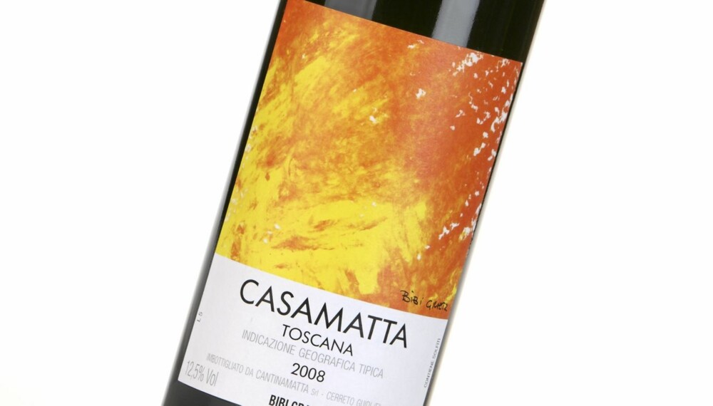 EN GOD RØDVIN: Casamatta Rosso 2008 er også en god rødvin. Du får den for under 100-lappen.
