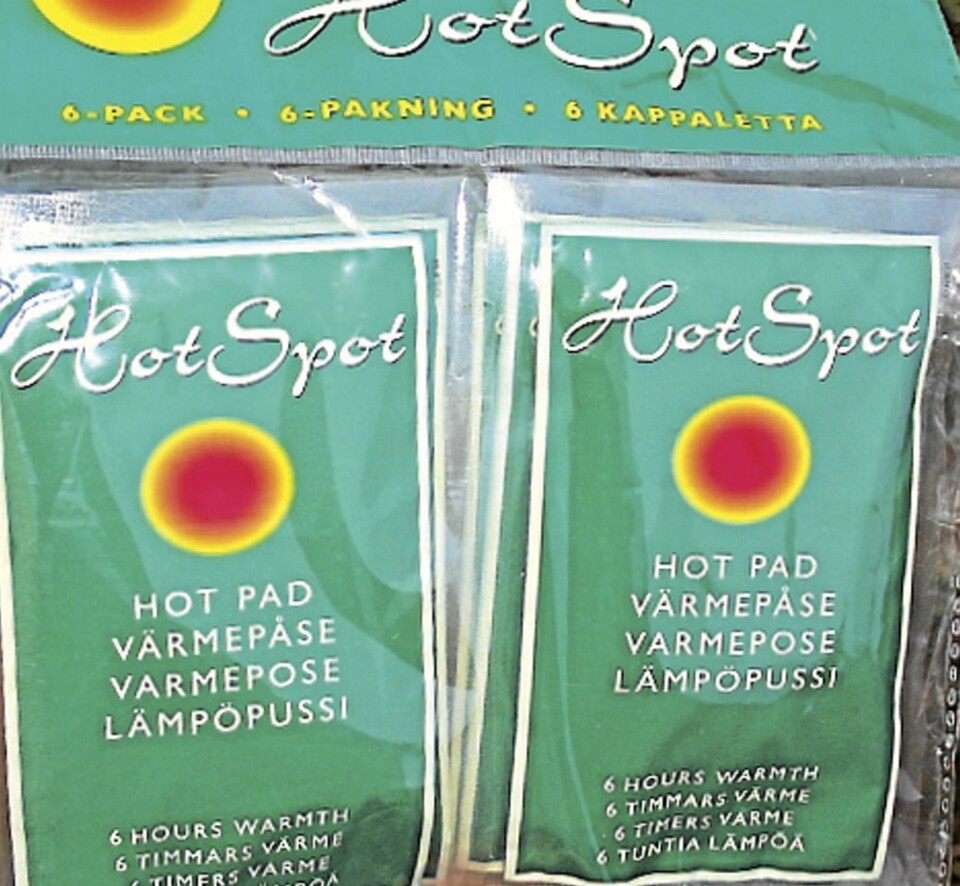 BILLIG: Hotspot varmepose koster lite å ha på lur.