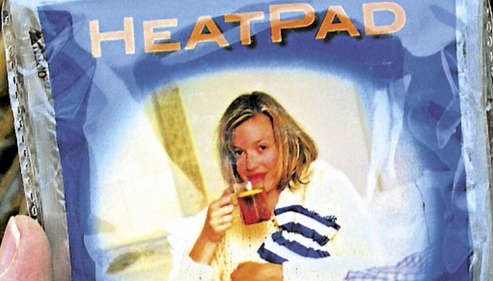 GOD VARME: HeatPad varmepose gir god og langvarig varme.