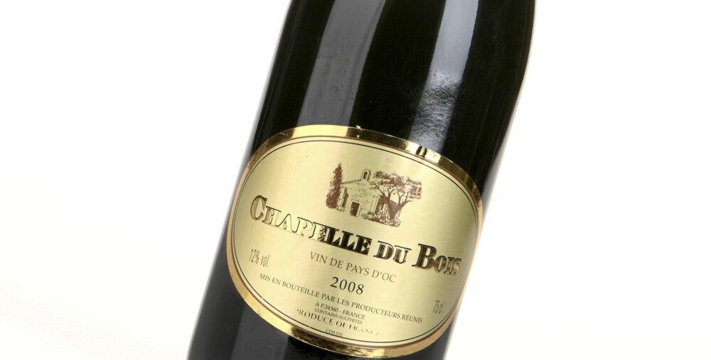 RIK OG SØTLIG FRUKT: Chapelle du Bois 2008 er en rødvin med rik og noe søtlig frukt i smaken. Enkel i stilen.