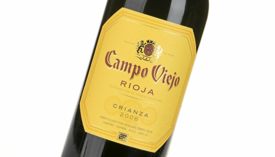 LITE FYLDE: Campo Viejo Crianza 2006 har markerte tanniner og lite fylde.